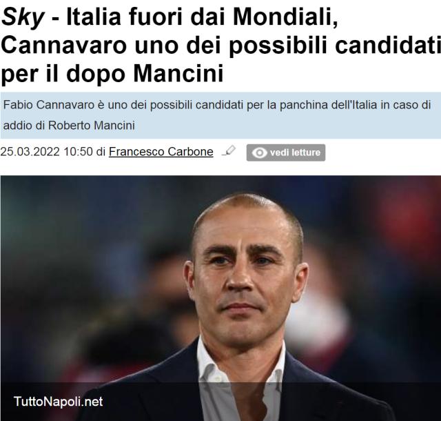 开云综合服务-离梦想更进一步？意媒：卡纳瓦罗成意主帅候选者